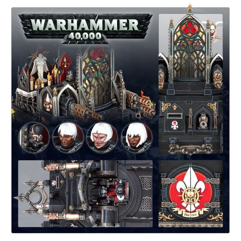 Immolator, adepta sororitas, warhammer 40k, games workshop, model 52-08
